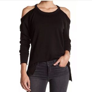 Joe's Collection Black Size Distressed Collar S